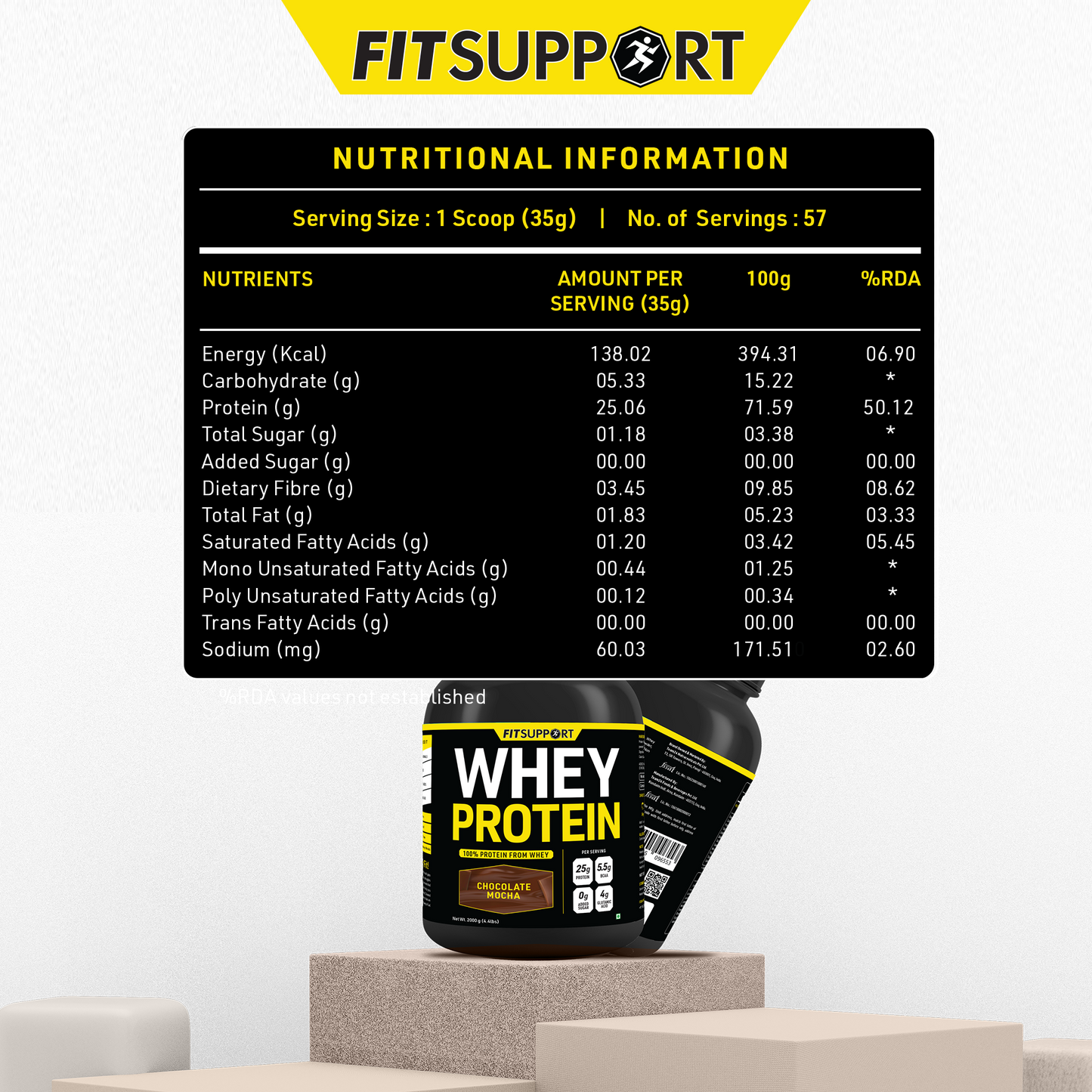 Chocolate Mocha Whey Protein (2 kg)