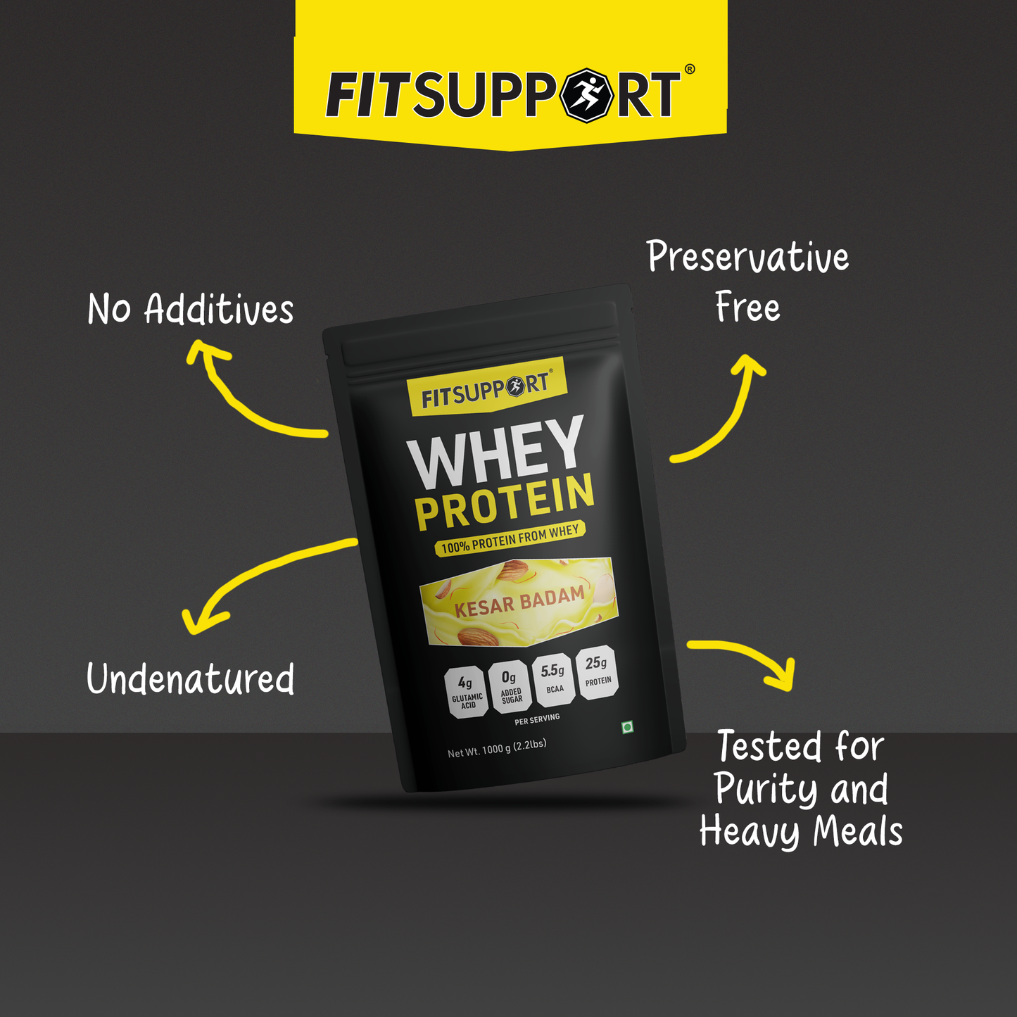 Kesar Badam Whey Protein (1 kg)