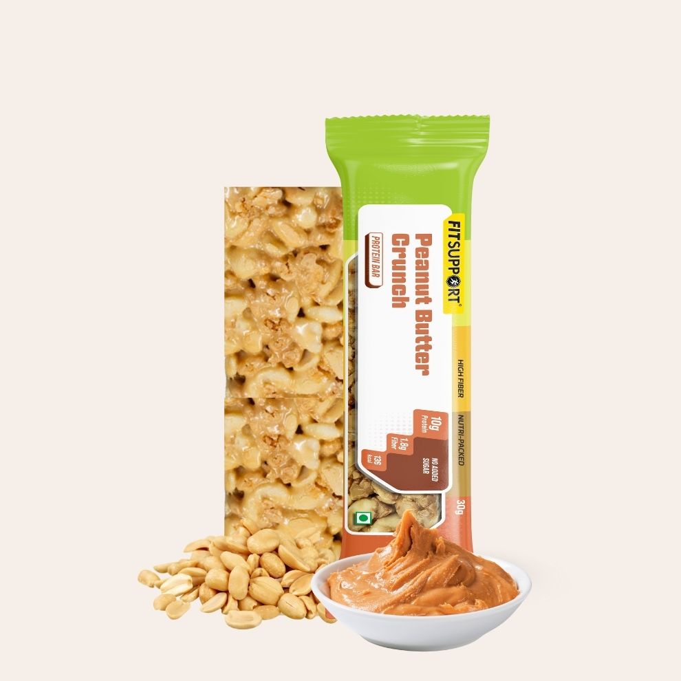 Protein Bar Peanut Butter Crunch (30 gms) (Pack of 8 )