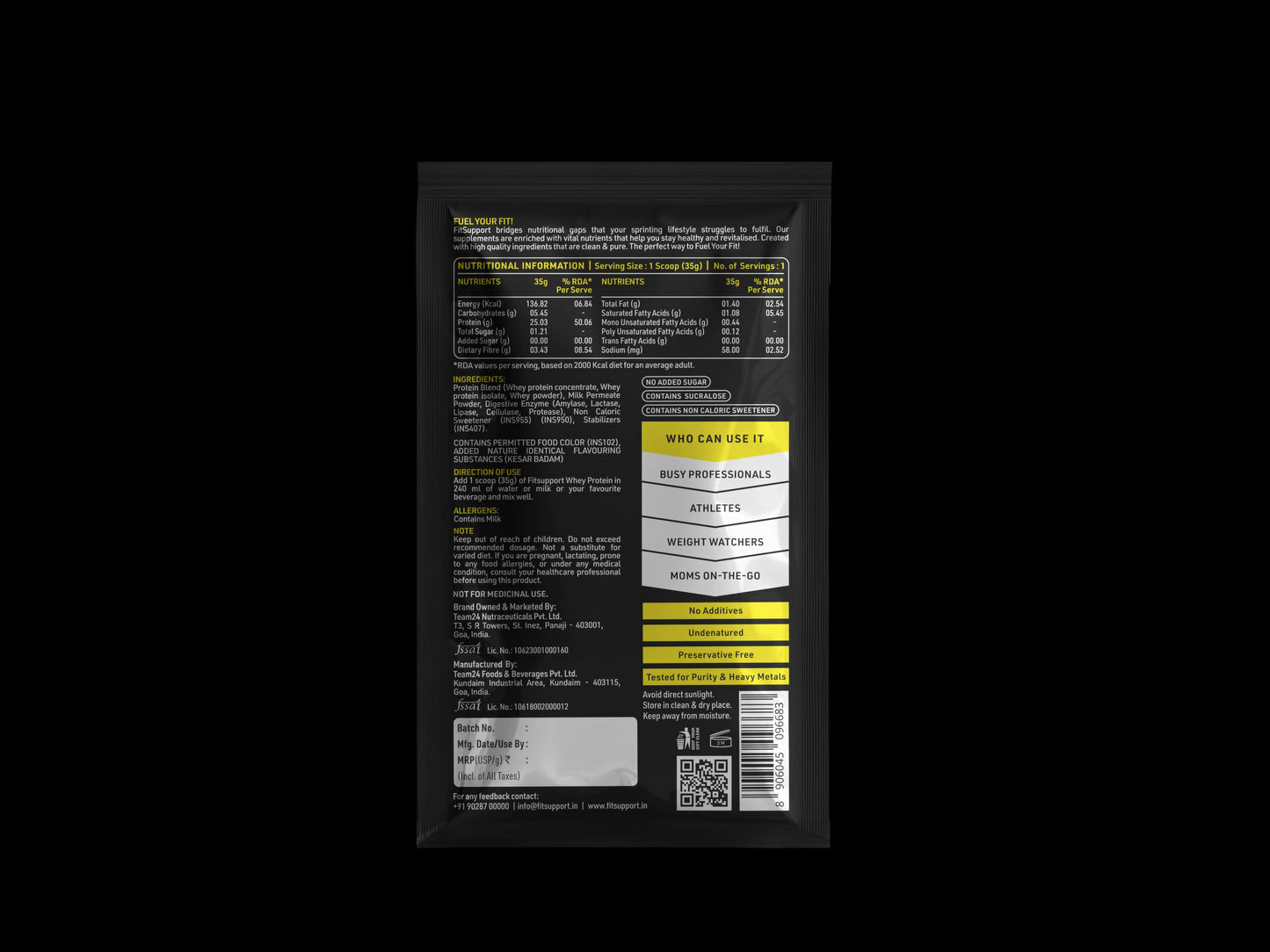 Travel pack - whey on the go | Pack of 7 | Choco Moca