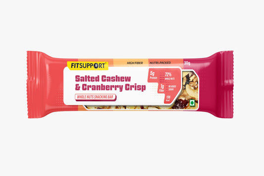 Salted Cashew & Cranberry Crunch (30 gms) (Pack of 8)