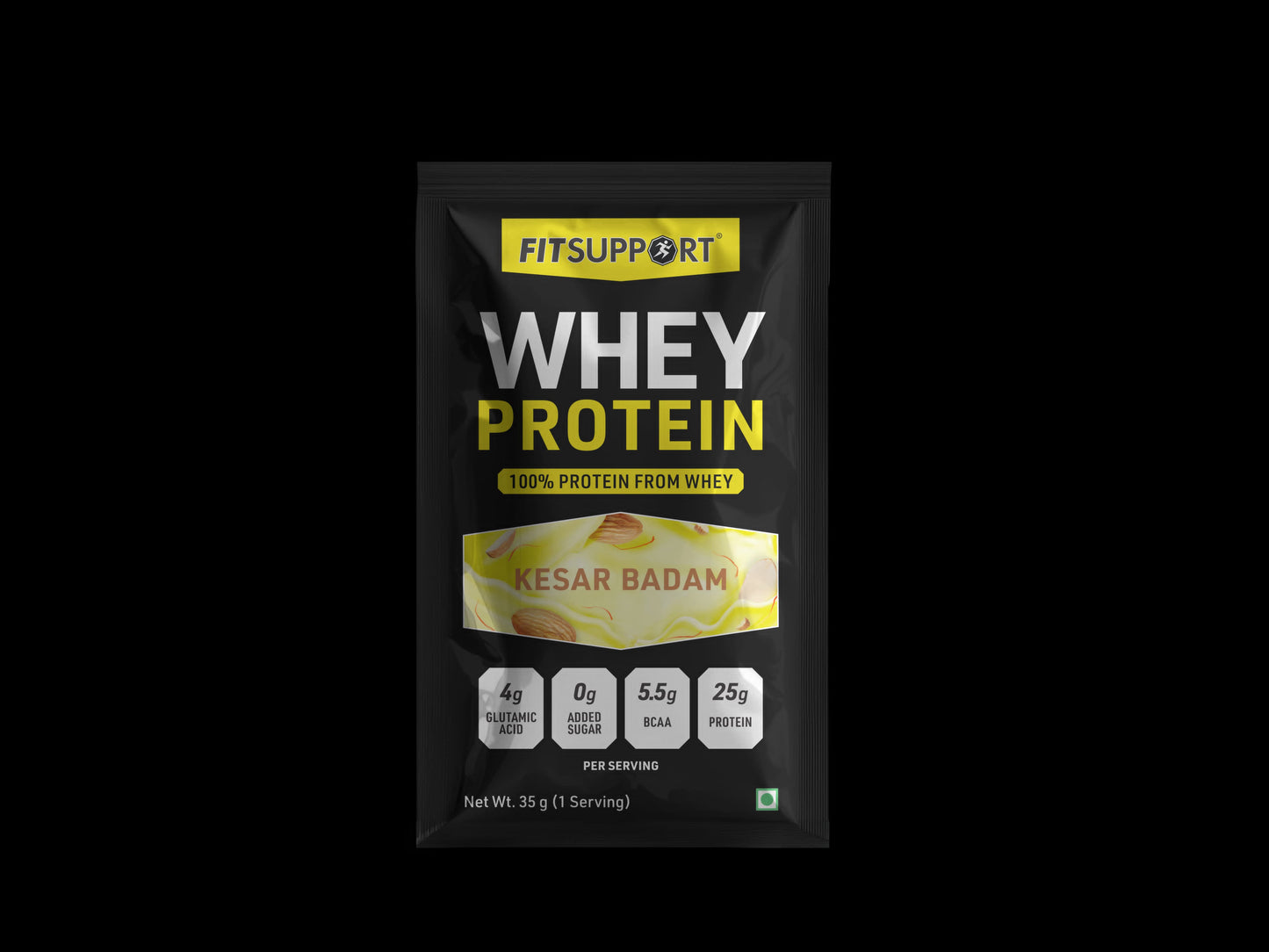 Travel pack - whey on the go | Pack of 7 | Kesar Badam