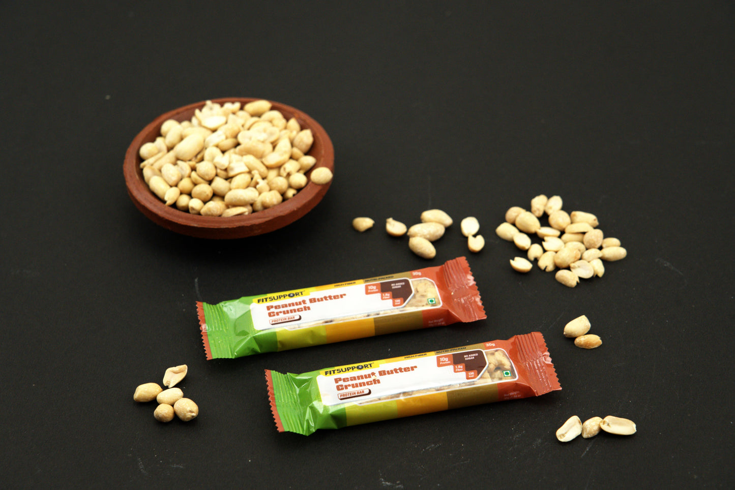 Protein Bar Peanut Butter Crunch (30 gms) (Pack of 8 )
