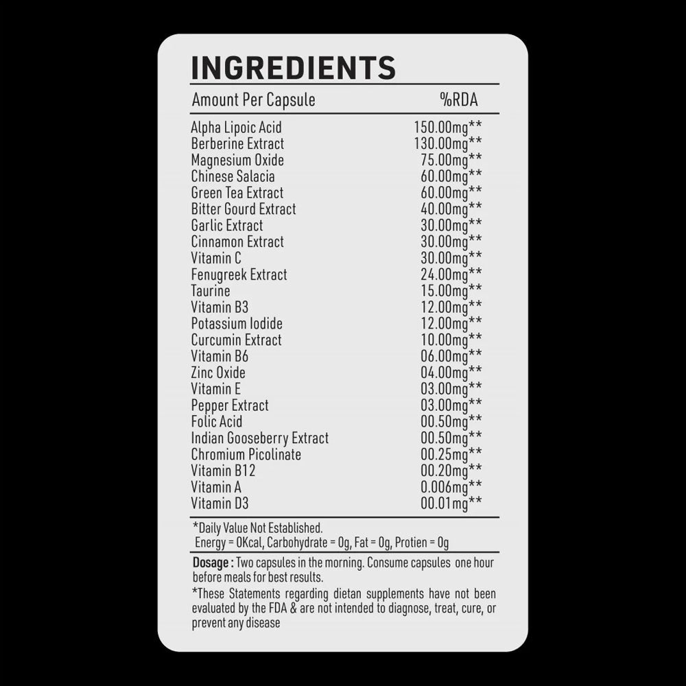 DIABETIC CARE (60 Capsules)