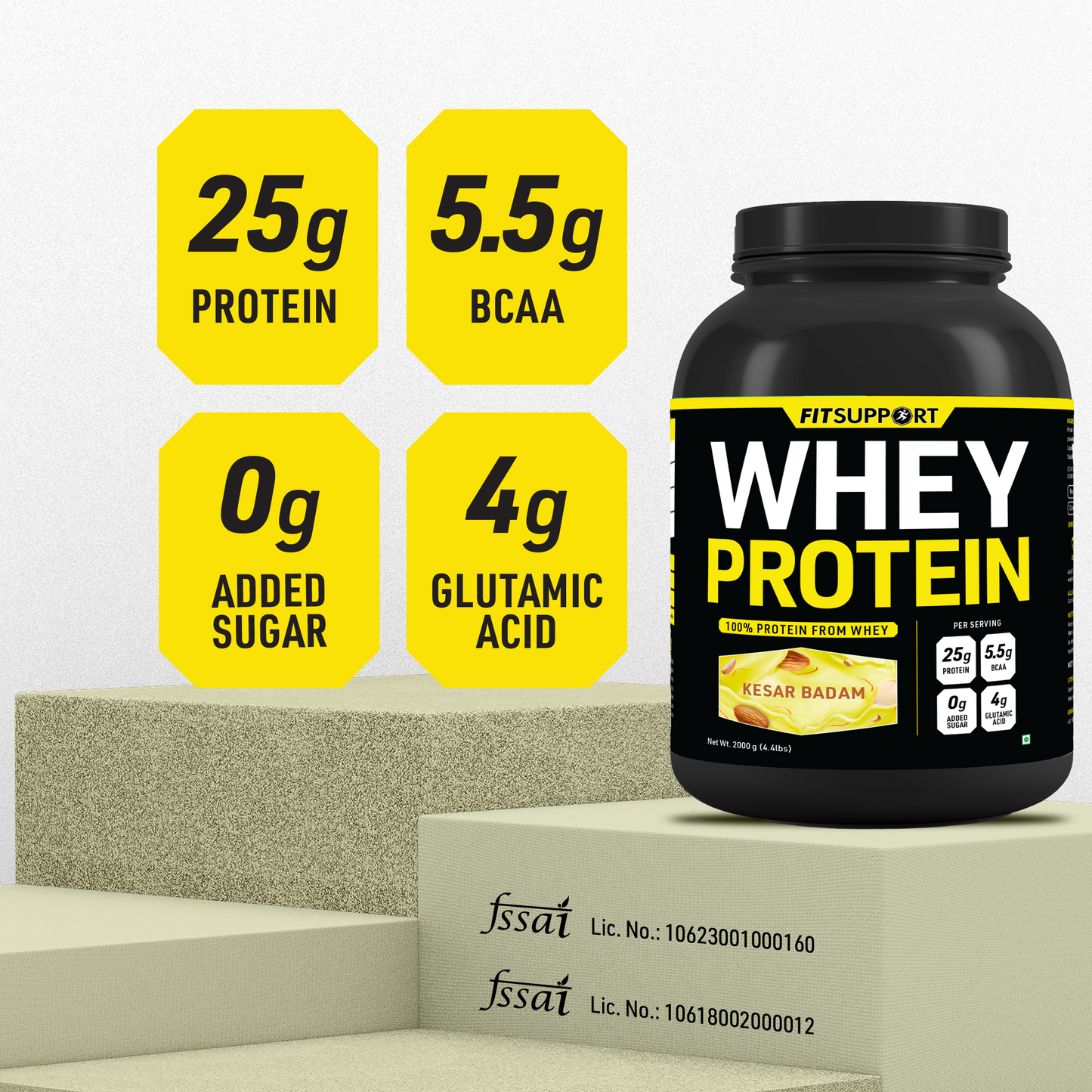 Kesar Badam Whey Protein (2 kg)