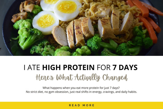 I Ate High Protein for 7 Days — Here's What Actually Changed