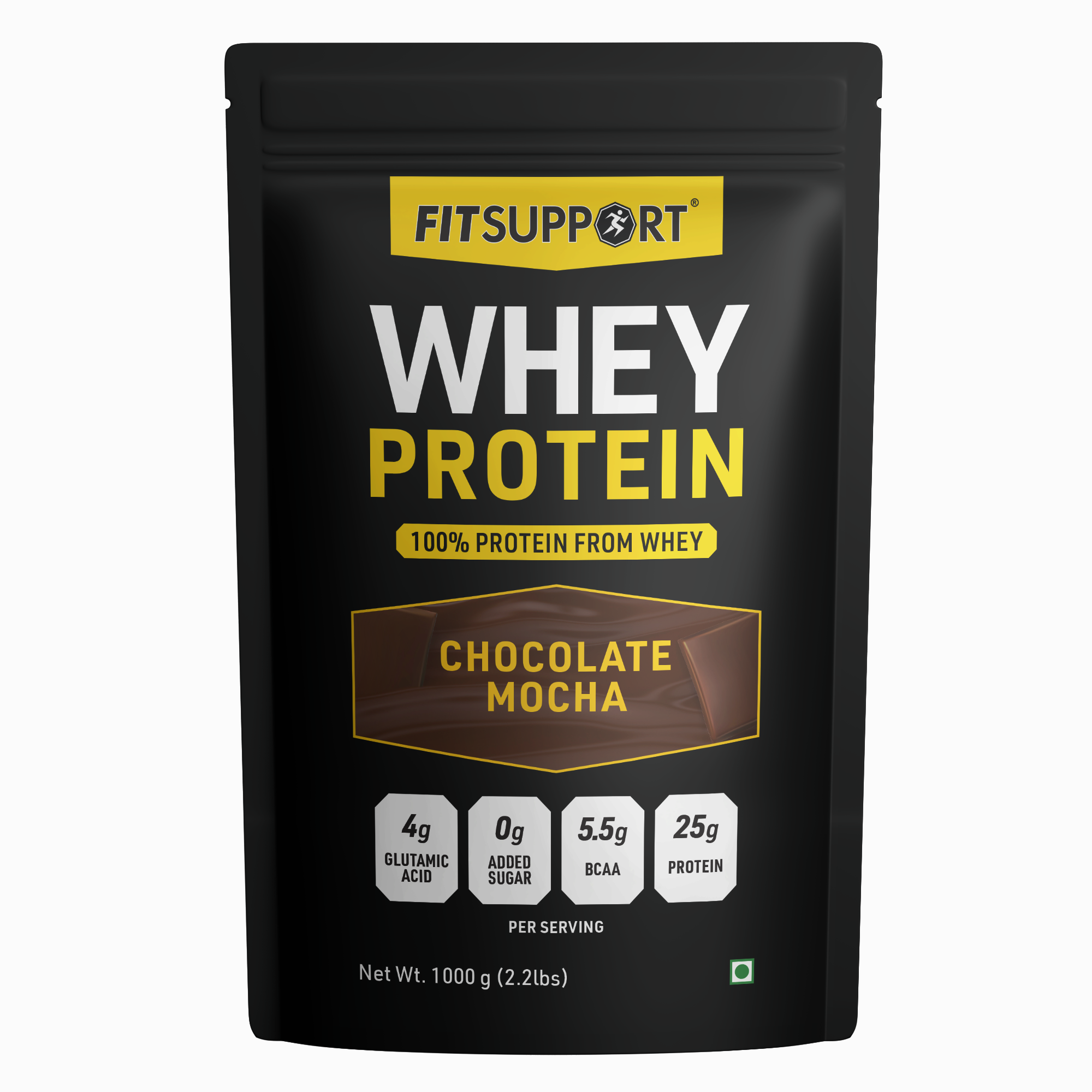 Premium Chocolate Mocha Whey Protein | Muscle Growth & Recovery | Rich Mocha Flavor | No Added Sugar | Gym & Fitness Supplement | Easy to Digest | Post-Workout Recovery (1kg, Chocolate Mocha)