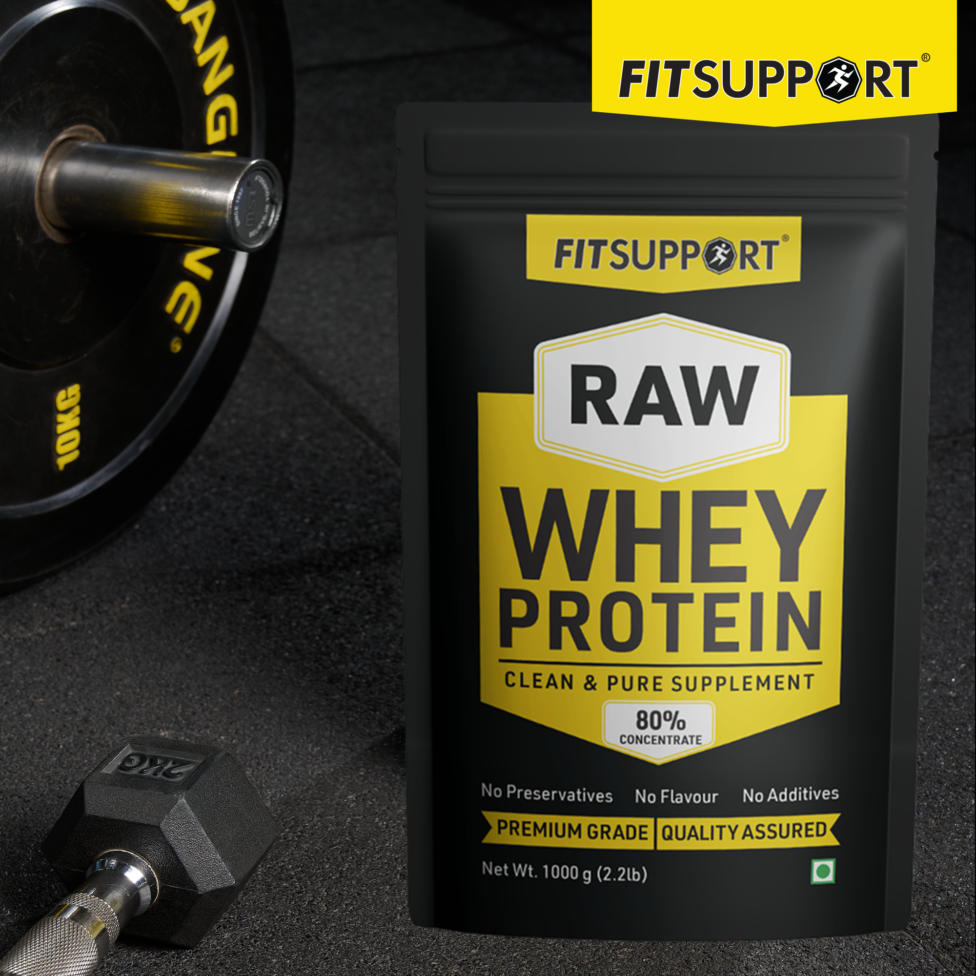 WHEY PROTEIN, RAW (Unflavoured), 1kg