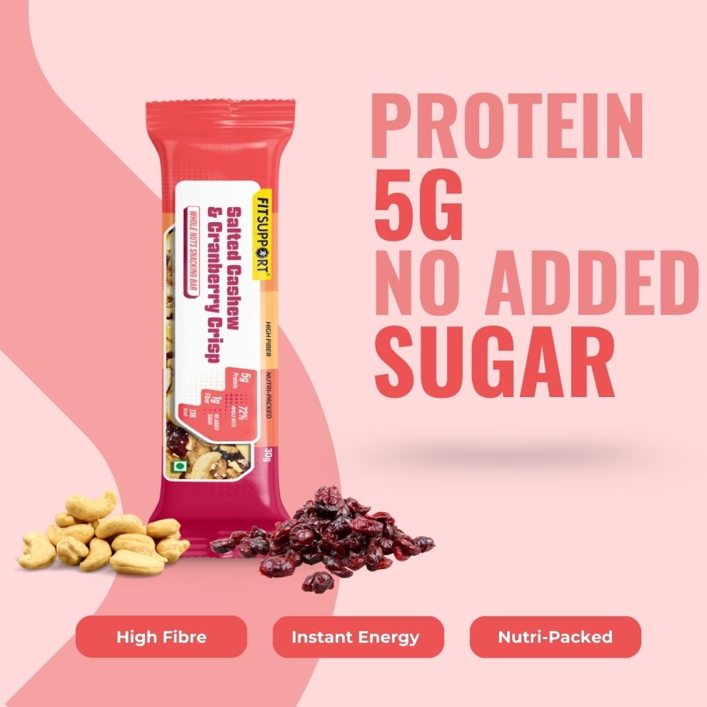 Salted Cashew & Cranberry Crunch (30 gms) (Pack of 8)