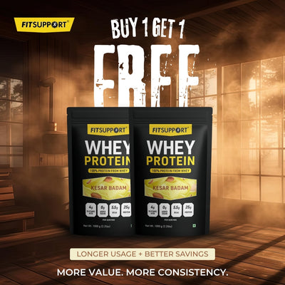 Kesar Badam Whey Protein (1+1 kg)