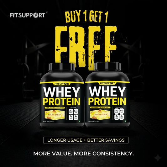 Kesar Badam Whey Protein (2+2 kg)