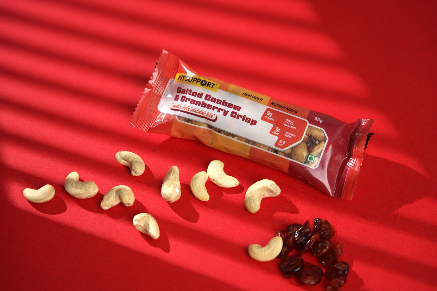 Salted Cashew & Cranberry Crunch (30 gms) (Pack of 8)