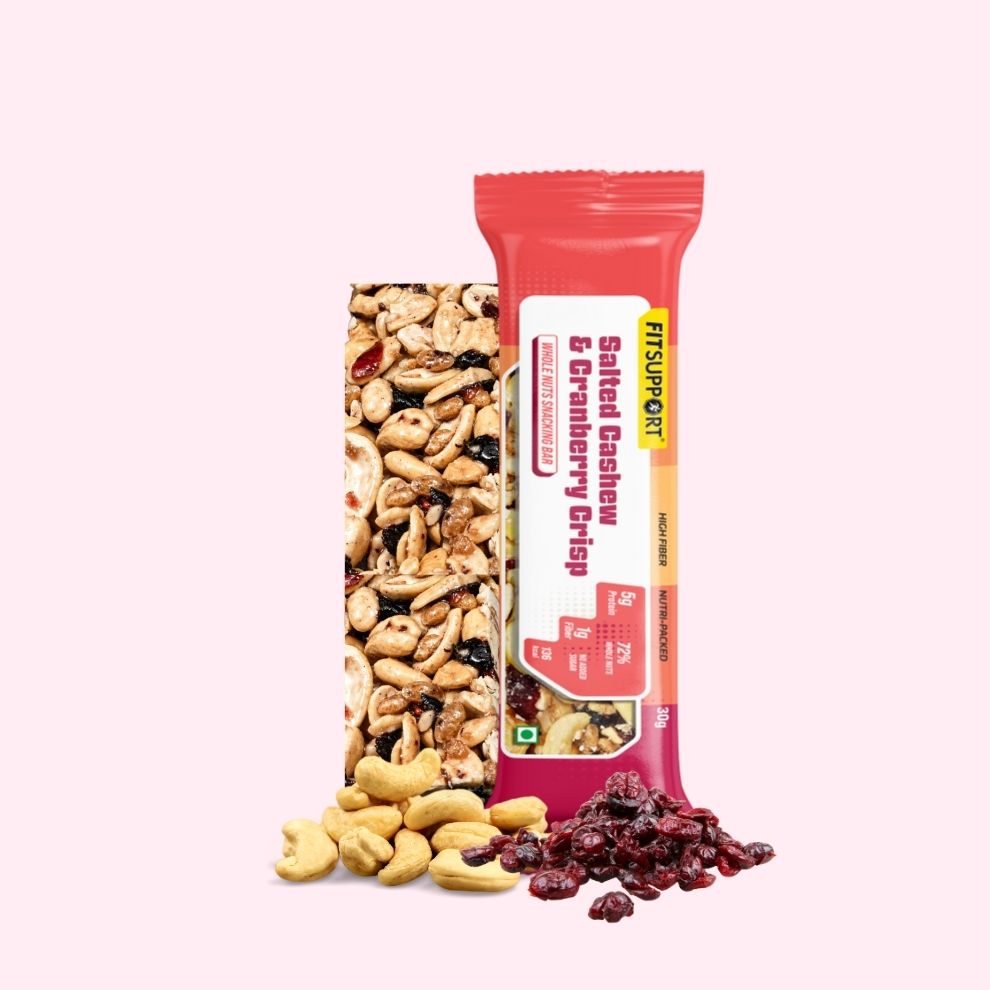 Salted Cashew & Cranberry Crunch (30 gms) (Pack of 8)