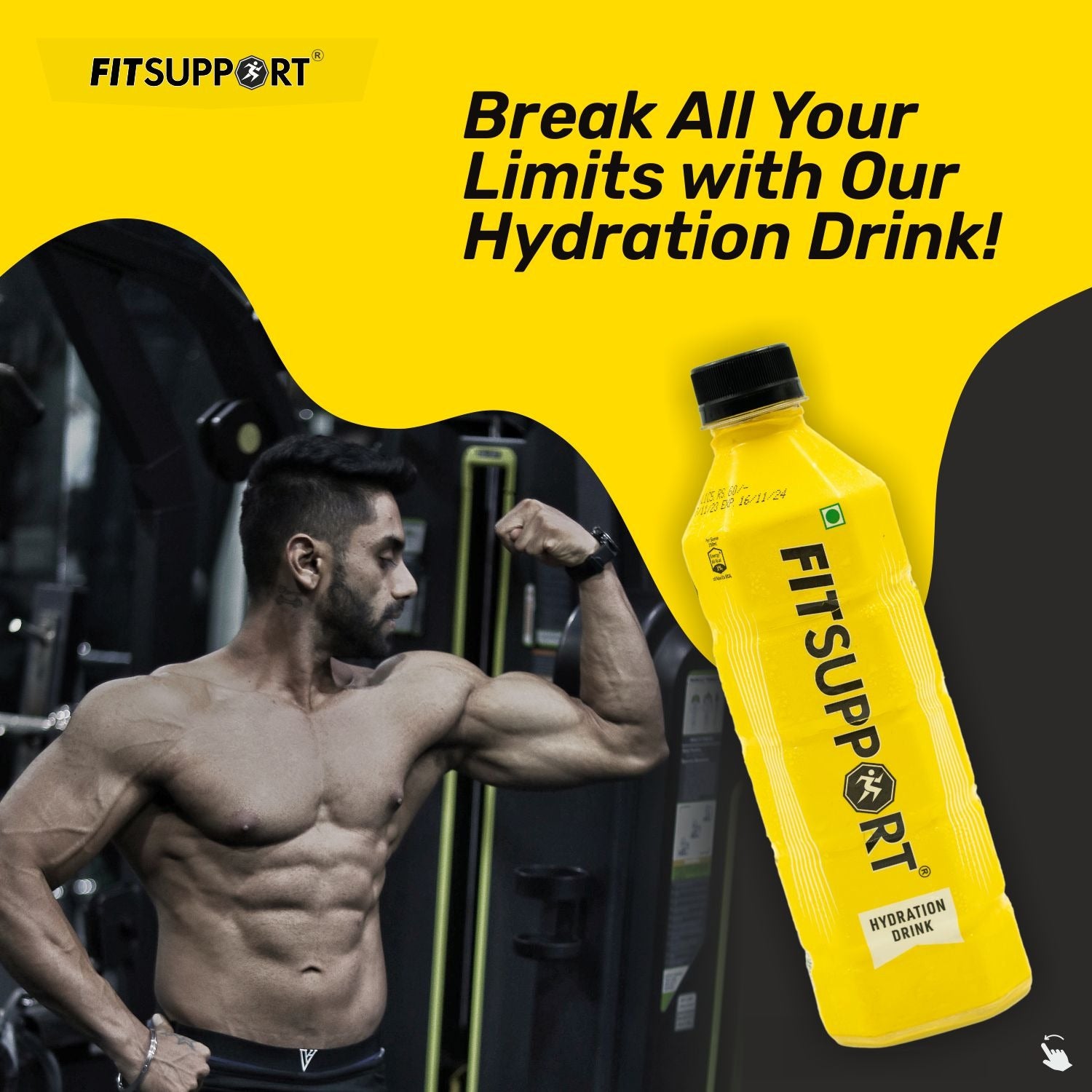 Hydro Boost Electrolyte Drink | Advanced Hydration Formula for Instant Energy & Recovery | Refreshing Flavor | No Added Sugar | Perfect for Workouts, Sports & Daily Hydration(250ml x 6 bottles)