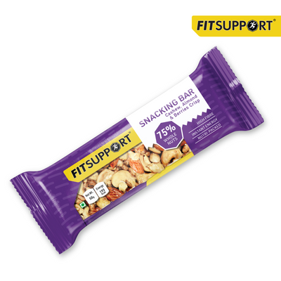 Snacking Bar Cashews, Almond & Berries Crisp (50 gms) (Pack of 6)