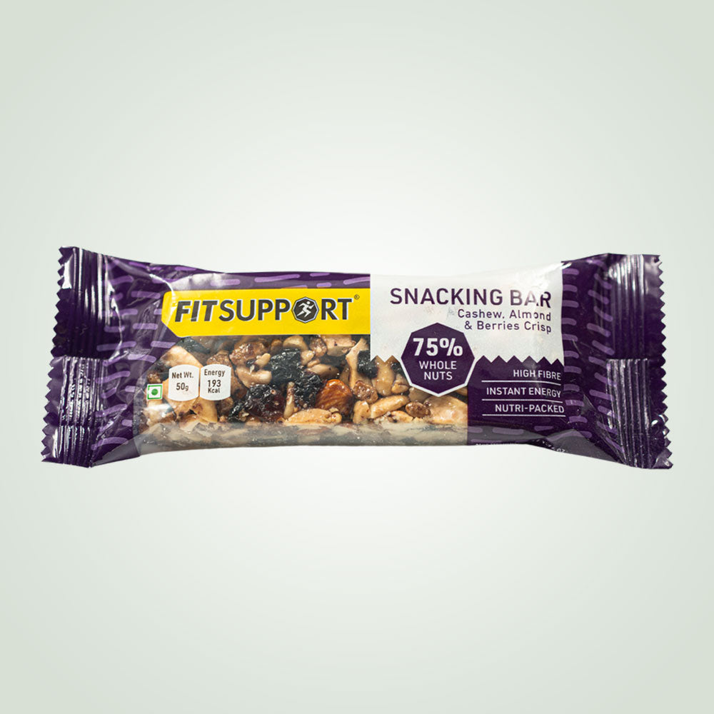 CASHEW ALMOND & BERRY CRISP SNACK BAR (Pack of 6)