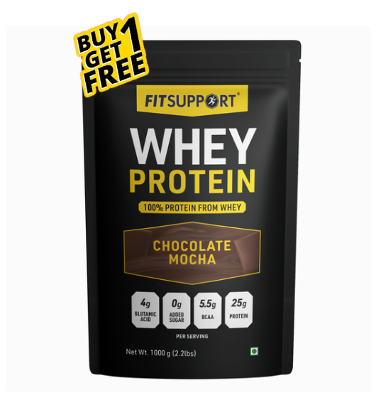 Premium Chocolate Mocha Whey Protein | Muscle Growth & Recovery | Rich Mocha Flavor | No Added Sugar | Gym & Fitness Supplement | Easy to Digest | Post-Workout Recovery (1+1kg)