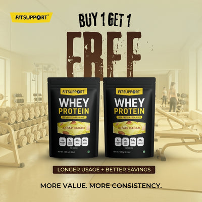 Kesar Badam Whey Protein (1+1 kg)