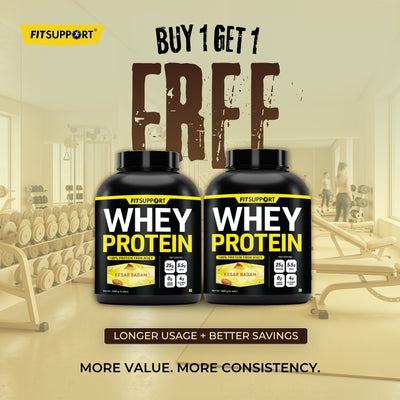 Kesar Badam Whey Protein (2+2 kg)