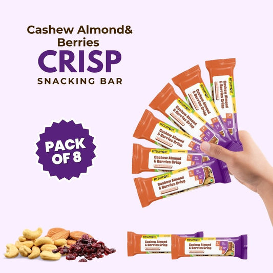 Pack of 8 | 30 gms | Cashew Almond & Berries Crisp