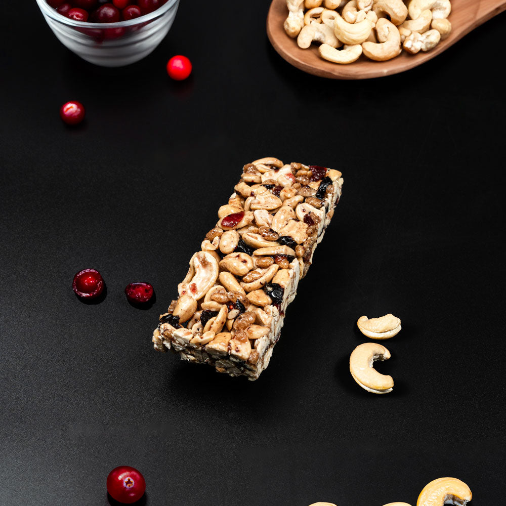 SALTED CASHEW & CRANBERRY CRUNCH SNACK BAR (Pack of 6)