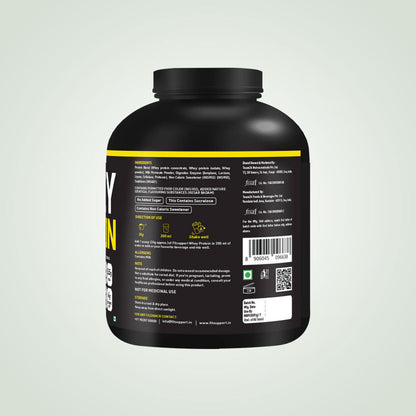 Premium WHEY Protein Kesar Badam Flavor | High-Protein, Smooth & Creamy | Instant Coffee Mix with Real Cocoa, Smooth & Indulgent Flavor (2Kg, Kesar Badam)