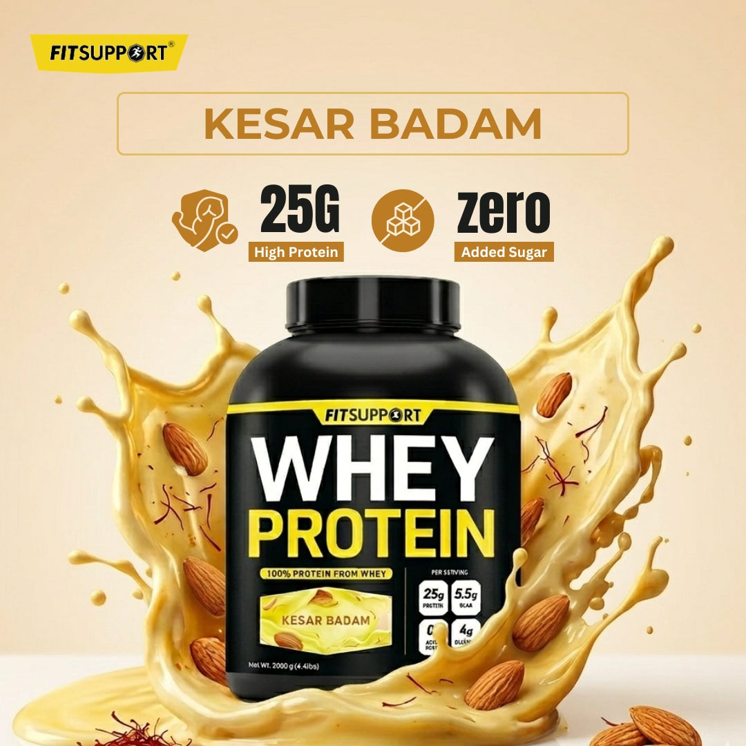 Kesar Badam Whey Protein (2+2 kg)